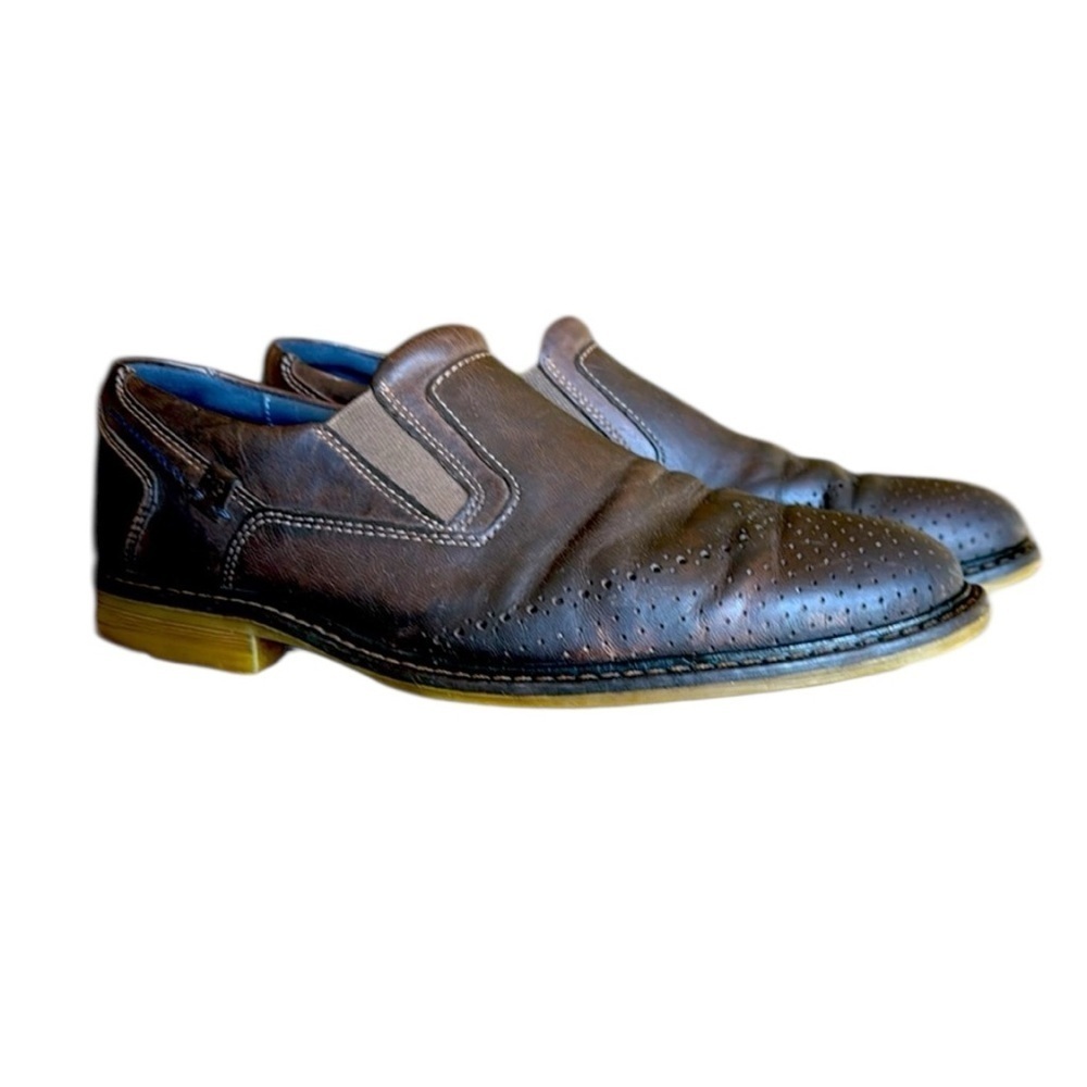 JOSEF SEIBEL men’s leather slip on loafers very good condition size 11 Euro 44